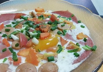 สูตร ไข่กระทะไมโครเวฟ เมนูอาหารเช้าทำง่ายๆ ใช้เวลาแค่ 1 นาที