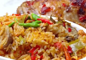 สูตร ข้าวอบต้มยำไก่ย่าง เมนูอร่อยไม่น่าเบื่อ