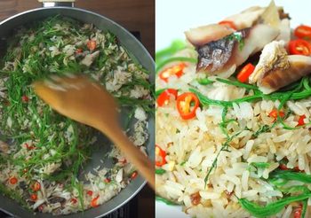 สูตร ข้าวผัดปลาทูชะอม เมนูอร่อยที่ไม่ควรพลาด