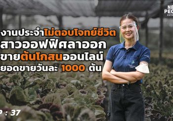 งานประจำไม่ตอบโจทย์ชีวิต สาวออฟฟิศลาออก ขายต้นโกสนออนไลน์ยอดขายวันละ 1000 ต้น