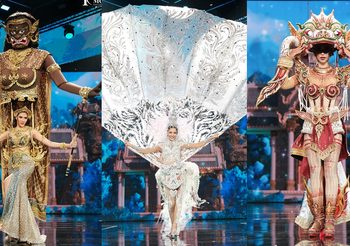 5 ชุดประจำชาติยอดเยี่ยม มิสแกรนด์ไทยแลนด์22 ที่บ่งบอกเอกลักษณ์ของดีประจำจังหวัด ได้ดีที่สุด