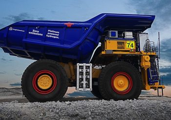 Anglo American เปิดตัวรถบรรทุกเหมืองแร่ขุมพลังไฮโดรเจนทะลุสองพันแรงม้า