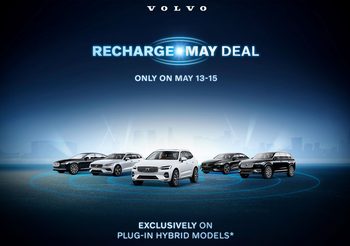 Volvo Cars ส่งโปรโมชั่นสุดพิเศษ Recharge May Deal สุดพิเศษ 13 – 15 พฤษภาคม ศกนี้ 