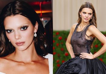 เปิดคนแรก kendall jenner ผู้นำบิวตี้เทรนด์คนใหม่ ไม่มีคิ้วบนงานพรมแดง