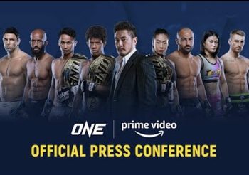 ONE ถ่ายทอดสดการแข่งขันผ่าน Prime Video เต็มรูปแบบ ประเดิมศึก ONE Fight Night 1 เสาร์ที่ 27 ส.ค.นี้