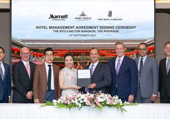 AWC ลงนามข้อตกลงกับ Marriott International  พัฒนาโครงการโรงแรม เดอะ ริทซ์-คาร์ลตัน แบงค็อก เดอะ ริเวอร์ไซด์ พลิกโฉมพื้นที่ประวัติศาสตร์ริมแม่น้ำที่ “เดอะ ล้ง 1919” และ “ทรงวาด” ยกระดับกรุงเทพฯ สู่การเป็นจุดหมายปลายทางลักซ์ซัวรี่ระดับโลก