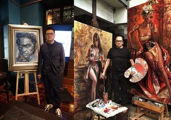 ศิลปินภาพเหมือนชั้นครู “ศักดิ์วุฒิ วิเศษมณี” โชว์ฝีมือขั้นเทพสร้างสรรค์ 33 ชิ้นงานสุดพิเศษ