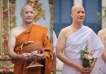อู๋ ธนากร ลาอุปสมบท ได้ฉายาทางธรรม “ชุติธโน” ผู้มีทรัพย์เจริญรุ่งเรือง