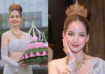 โบว์ เมลดา งดงามในคืนวันเพ็ญ รับบทนางนพมาศผู้เลอโฉม แห่งไอคอนสยาม