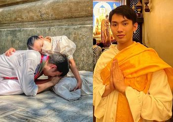 ดีเจมะตูมสุดปลื้ม ถวายผ้าไตร พุทธคยา พร้อมก้มกราบ หนิง ปณิตา ผู้เปิดโลกทางธรรม