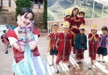 ญาญ่า หอบเสื้อกันหนาวขึ้นดอย มอบไออุ่นให้น้องๆ พร้อมทุนการศึกษา