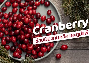 CranberryPAC36 ช่วยเสริมภูมิคุ้มกัน ป้องกันหวัดและภูมิแพ้