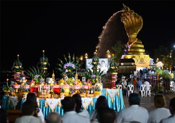 ททท.จับมือ PT เที่ยวสายมู กับโครงการ “สานสัมพันธ์รัก กู่ร้อง บอกรัก” ณ ลานพญาศรีสัตนาคราช จ.นครพนม