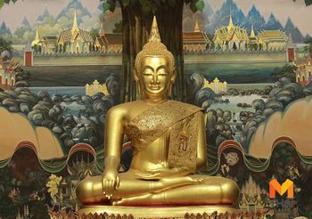 กราบหลวงพ่อวัดไร่ขิง 1 ในตำนานพระพุทธรูป 5 พี่น้อง วัดไร่ขิง นครปฐม