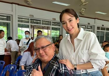 อั้ม พัชราภา สวยกตัญญู ทำบุญจัดเต็ม ในเทศกาลสงกรานต์
