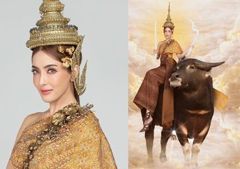 พิ้งกี้ สาวิกา สวยมงลง! แปลงโฉมเป็นนางสงกรานต์