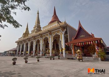 พระธาตุ 3 นคร พระนอนองค์ใหญ่ที่สุดในนนทบุรีที่ วัดราษฎร์ประคองธรรม