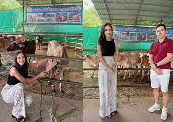กระแต ศุภักษร ควงสามี ปล่อยชีวิตโค ณ​ โรงฆ่าสัตว์เทศบาลเมืองปทุมธานี