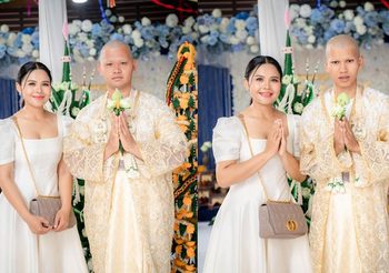 ตั๊กแตน ชลดา น้ำตาคลอ ลูกชายทั้ง 2 บวช จัดงานใหญ่ไฟกระพริบ! 