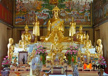 ขอพรสุขภาพ พลิกฟื้นการค้า ลืมตาอ้าปากได้ ณ วัดสักใหญ่ บางกรวย