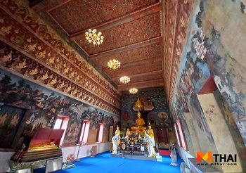 วัดเกาะพญาเจ่ง จิตรกรรมฝาผนังอันวิจิตรงดงามที่สุดในประเทศไทย
