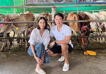เนย โชติกา ทำบุญวันเกิด 39 ปี ไถ่ชีวิตวัว 15 ตัว ตรงตัวเลขวันเกิดพอดี