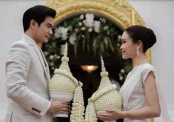 ฌอห์ณ จินดาโชติ ควงแฟนสาวทำบุญก่อนเริ่มต้นชีวิตคู่
