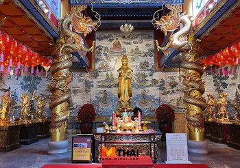 วิหารพระโพธิสัตว์กวนอิม มีนบุรี ขอพรสุขภาพ เจ้าแม่กวนอิมปางประทานพร