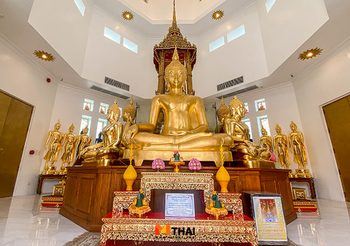 วัดธาตุทอง สักการะพระบรมสารีริกธาตุหลวงพ่อไจทีเซาจากพม่า