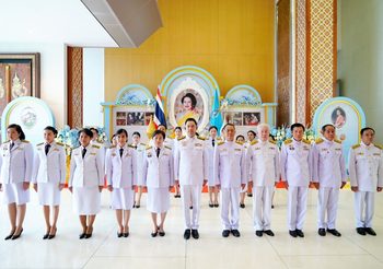รัฐมนตรีว่าการกระทรวงวัฒนธรรม เป็นประธานพิธีถวายราชสักการะและลงนามถวายพระพรชัยมงคล สมเด็จพระนางเจ้าสิริกิติ์ พระบรมราชินีนาถ พระบรมราชชนนีพันปีหลวง เนื่องในโอกาสวันเฉลิมพระชนมพรรษา ๑๒ สิงหาคม ๒๕๖๖
