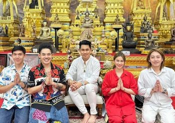 หมิง ชาลิสา เสริมความปัง! สะสมบุญในวันสำคัญของศาสนา