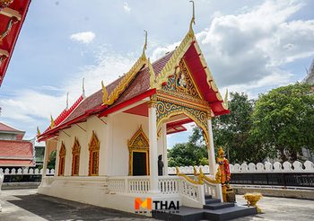 วัดส้มเกลี้ยง บางใหญ่ กราบพระปางป่าเลไลยก์ ประจำวันพุธกลางคืน