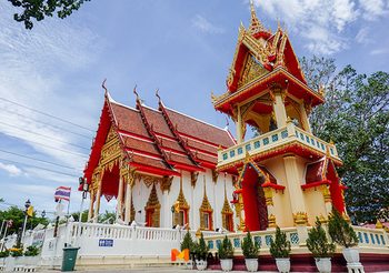 วัดสำโรง บางกรวย ไหว้พระขอพรที่วัดเก่าอายุเกือบ 200 ปี