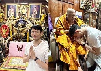 ดีเจมะตูม เข้ากราบหลวงพ่อวราห์ พระอาจารย์ชื่อดัง ตำนานสร้างพญาครุฑ