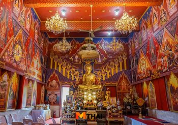 วัดบางอ้อยช้าง กราบพระพุทธรูปสลักด้วยศิลาแลงสมัยสุโขทัย