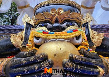 ขอพรสะเดาะเคราะห์ สวดนพเคราะห์ พระราหู ณ วัดขุนจันทร์ ตลาดพลู