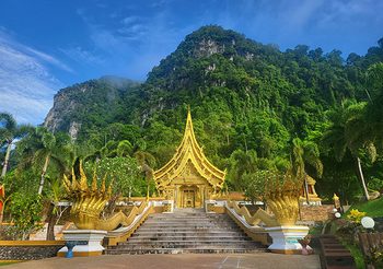 วัดเขาหัวสิงห์ วัดสวยอันซีน จ.กระบี่ แหล่งธรรมท่ามกลางภูเขาหินปูน