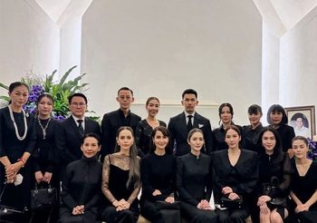 คนบันเทิงร่วมไว้อาลัย การจากไปของคุณพ่อ “แอฟ ทักษอร” คับคั่ง  