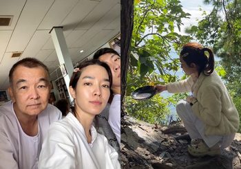 โม มนชนก โพสต์คลิปพาครอบครัวปฏิบัติธรรม วัดป่าภูทับเบิก