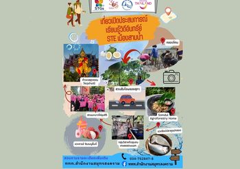 ขับรถเที่ยว ONE DAY TRIP สมุทรสงคราม แบบ ” STGs เที่ยว4 ดี ดีต่อโลก ดีต่อเรา” สัมผัสประสบการณ์ท่องเที่ยวอย่างยั่งยืน