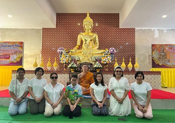 “ธัญญาเรศ เองตระกูล” อิ่มบุญใหญ่ สร้างพระถวายวัดจ.อุทัยธานี