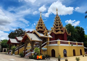 วัดศรีชุม ลำปาง ชมลวดลายงานไม้จองล้ำค่าโบราณสถานวัดพม่า
