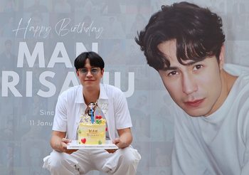 สุดอบอุ่น! แมน ธฤษณุ ชวนแฟนคลับทำบุญวันเกิดครบรอบ 33 ปี