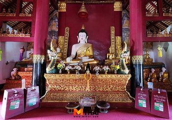 ขอพรสันติสุข พระประธานเบี่ยงซ้าย แห่งเดียวในไทย วัดหัวข่วง จ.น่าน