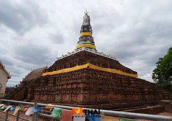 วัดพระประโทณเจดีย์ ศิลปะทวารวดี ตำนานพระยากงพระยาพาน