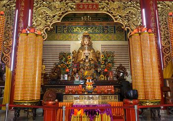 สักการะเจ้าแม่ทับทิม ขอพรค้าขาย โชคลาภ วัดเทียนหัว กัวลาลัมเปอร์