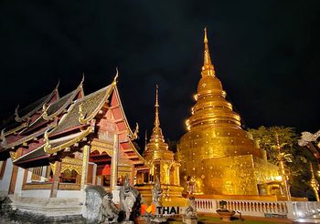 สักการะ พระมหาเจดีย์ธาตุ วัดพระสิงห์วรมหาวิหาร พระธาตุปีมะโรง