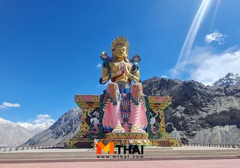 กราบ พระศรีอริยเมตไตรย องค์ใหญ่ที่สุดในลาดักห์ ณ วัดดิสกิต