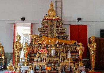กราบหลวงพ่อพระนอนศักดิ์สิทธิ์ วัดพระนอน บางใหญ่ จ.นนทบุรี
