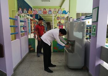 กปน. ลงพื้นที่ตรวจคุณภาพน้ำโรงเรียน ในโครงการการพัฒนาเด็กและเยาวชนในถิ่นทุรกันดาร ตามพระราชดำริสมเด็จพระกนิษฐาธิราชเจ้ากรมสมเด็จพระเทพรัตนราชสุดาฯ สยามบรมราชกุมารี
